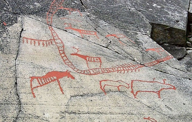 Picture 8 of Stone carvings in Alta - Norway