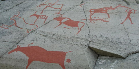 Picture 9 of Stone carvings in Alta - Norway