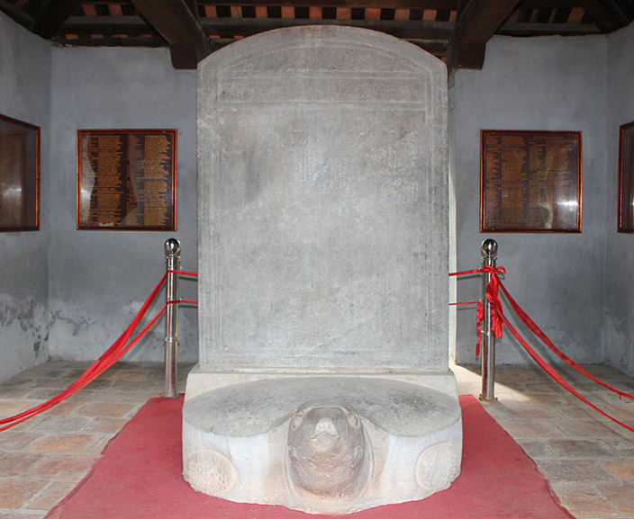 Picture 3 of Stone monuments of the doctorate examination period of Le - Mac at Hanoi Temple of Literature