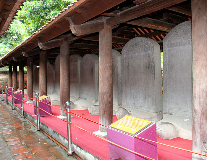 Picture 4 of Stone monuments of the doctorate examination period of Le - Mac at Hanoi Temple of Literature