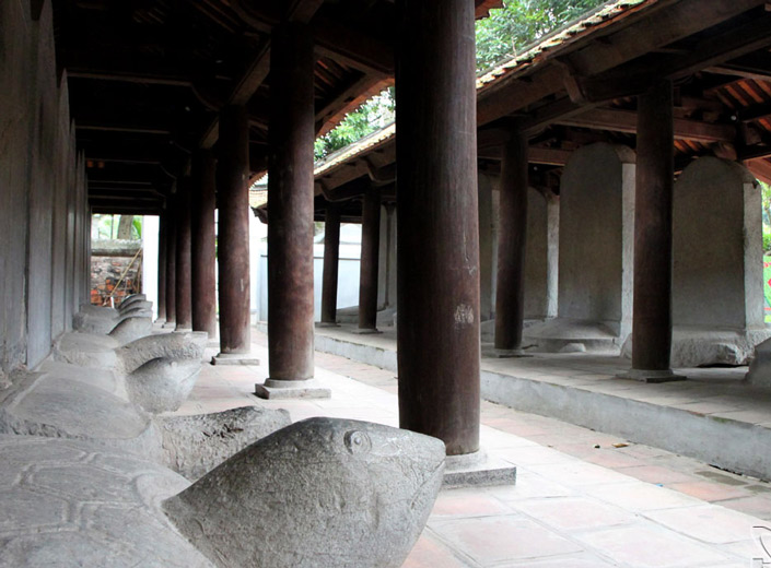 Picture 6 of Stone monuments of the doctorate examination period of Le - Mac at Hanoi Temple of Literature