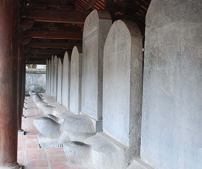 Picture 7 of Stone monuments of the doctorate examination period of Le - Mac at Hanoi Temple of Literature