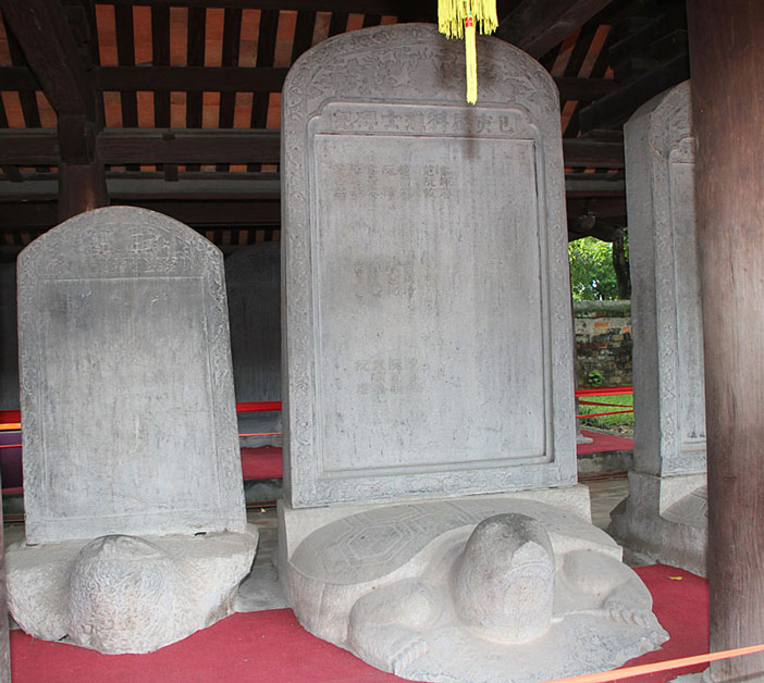 Picture 8 of Stone monuments of the doctorate examination period of Le - Mac at Hanoi Temple of Literature