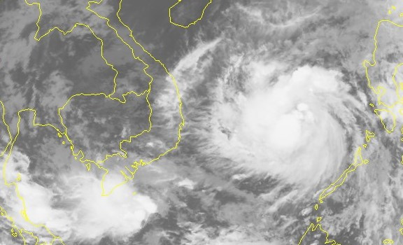 Picture 3 of Storm No. 12 targets Khanh Hoa - Ninh Thuan, winds of 130km / h
