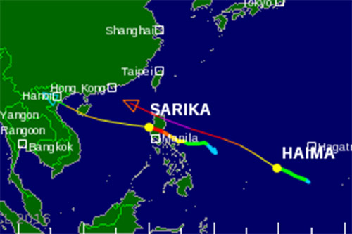 Picture 3 of Storm No. 7 increases 2 levels when entering the East Sea