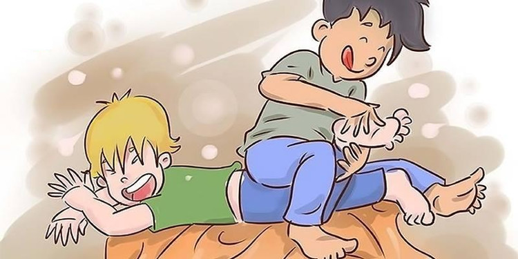 Picture 1 of Strange disease: Seeing others tickled but sick ... tickled