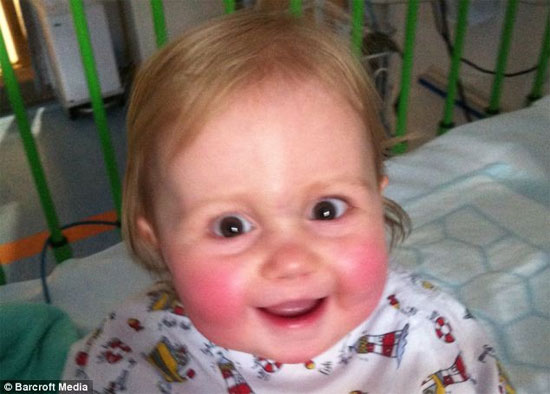 Picture 1 of Strange disease: She was born without an immune system