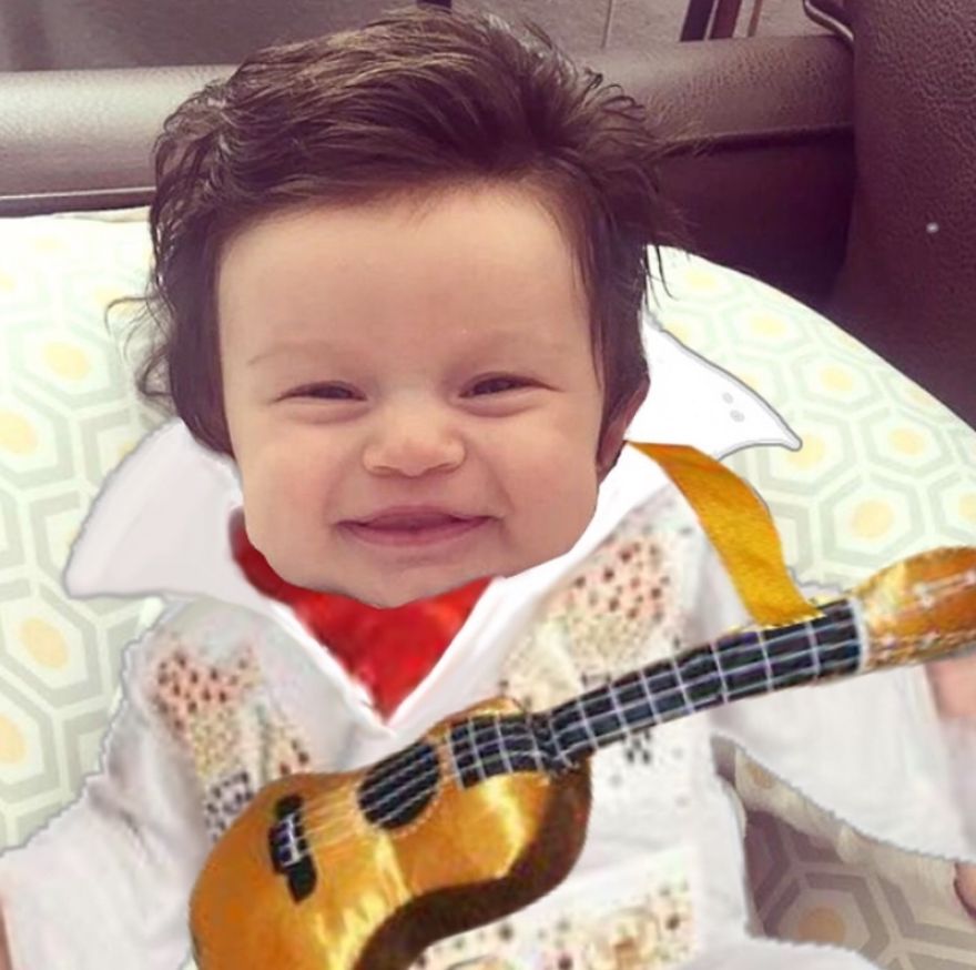 Picture 11 of Strange new born baby girl has super beautiful short hair