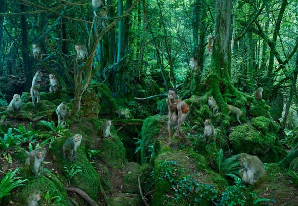 Picture 4 of Strange tragedy of children living with wild animals