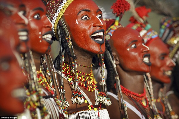 Picture 4 of Strange tribe where men wear skirts to rob their wives and beauty pageants
