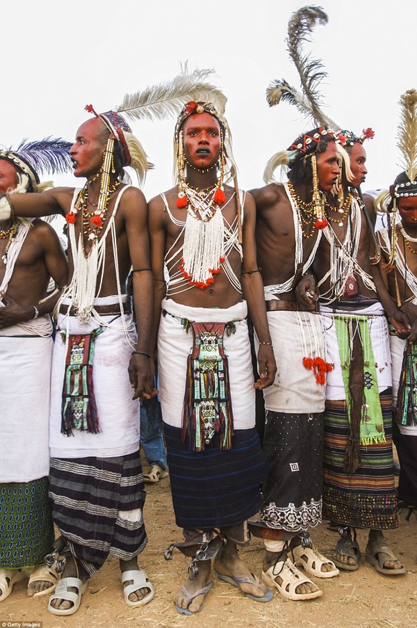 Picture 7 of Strange tribe where men wear skirts to rob their wives and beauty pageants