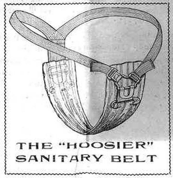 Picture 3 of Strange ways of dealing with women's 'red lights' 100 years ago