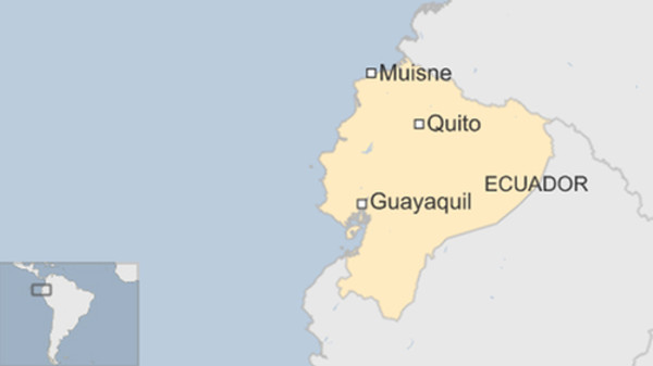 Picture 1 of Strong earthquake shook Ecuador, 41 people died