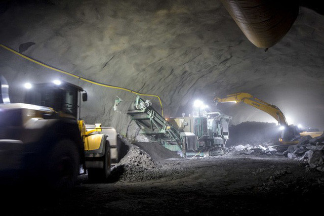 Picture 2 of Stunned with the way Sweden built the longest tunnel in the world