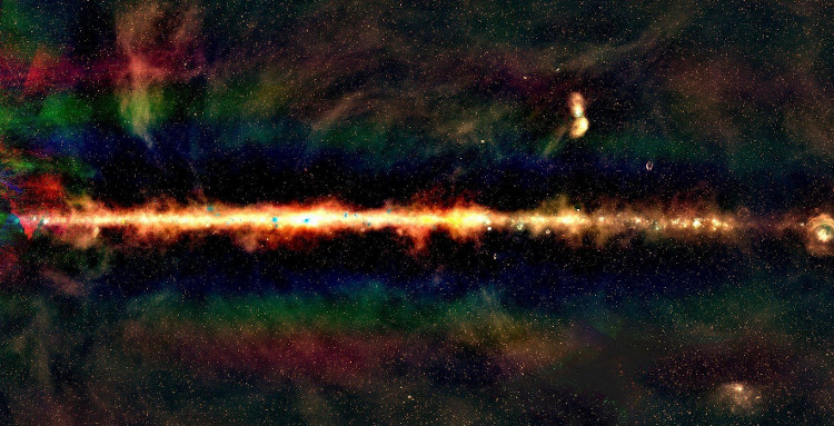 Picture 6 of Stunning images of the Milky Way when viewed through radio waves