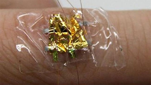 Picture 2 of Successfully attached micro sensor to heart tissue