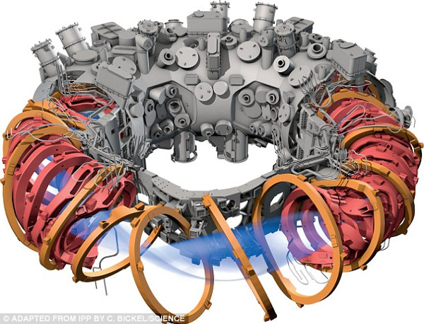 Picture 2 of Successfully built Stellarator-type thermonuclear reactor