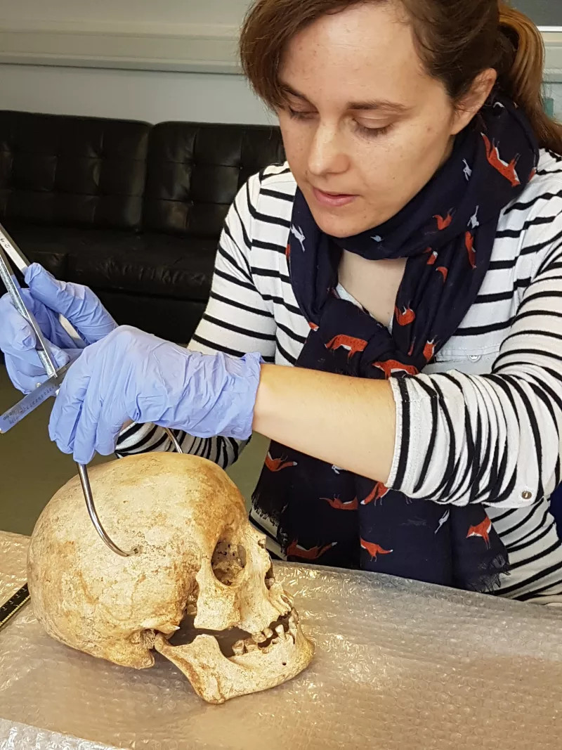 Picture 3 of Successfully restored the face of a living man 700 years ago