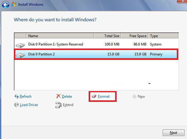 Picture 8 of Summary of Win installation errors on the computer