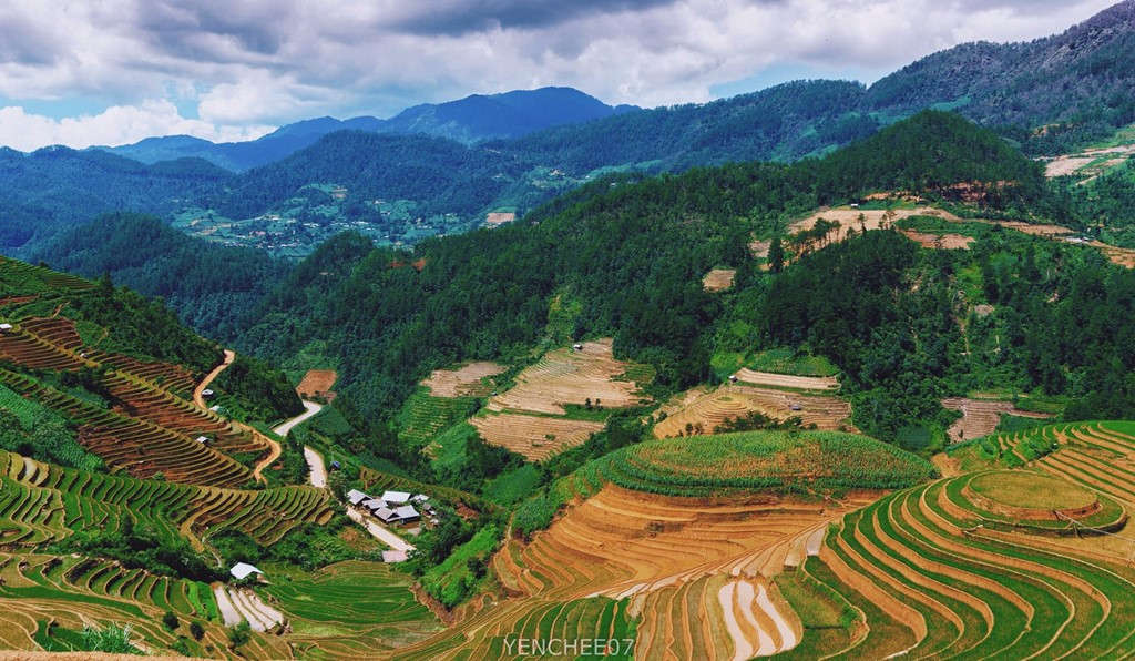 Picture 13 of Summer day on the mountainous region of Mu Cang Chai