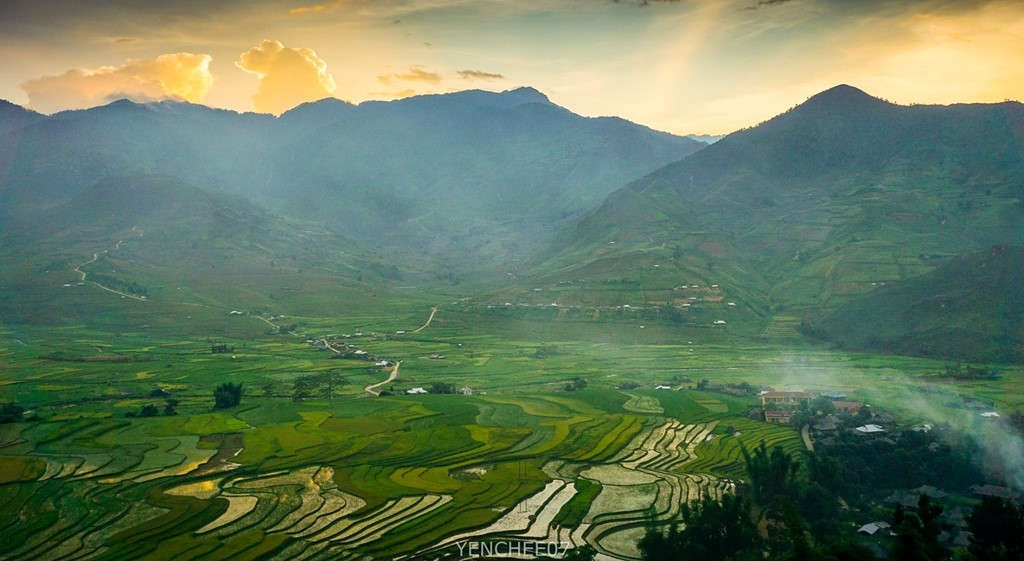 Picture 3 of Summer day on the mountainous region of Mu Cang Chai