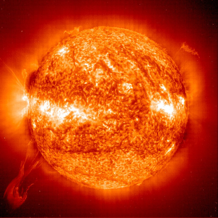 Picture 4 of Sun surface with Earth core, which is hotter?