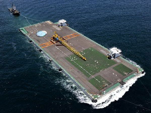 Picture 1 of Super barges to save Fukushima Nuclear Power Plant No. 1