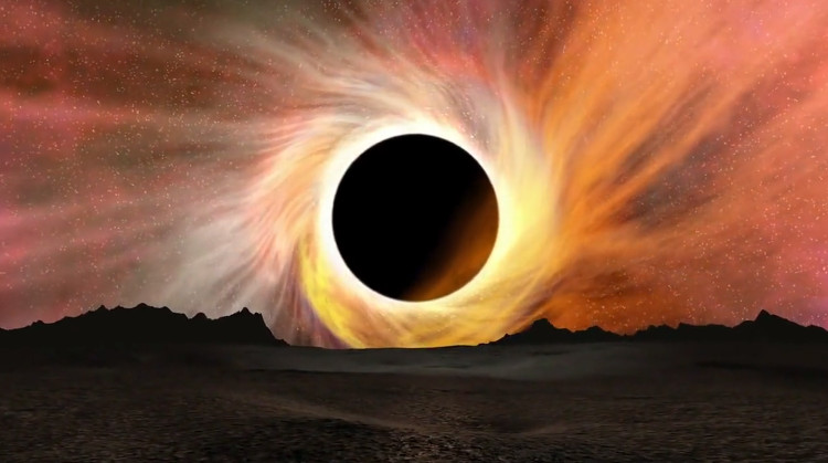 Picture 1 of Super black hole massacred stars in the universe