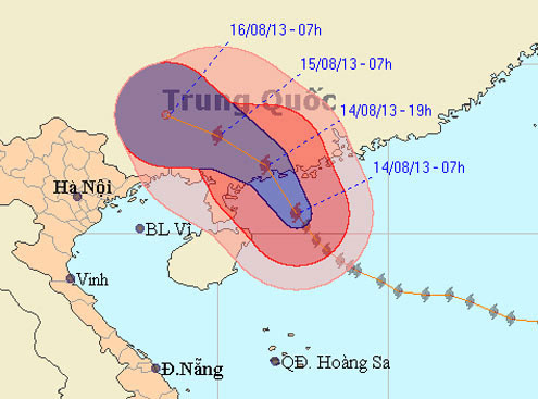 Picture 1 of Super hurricane Utor into China