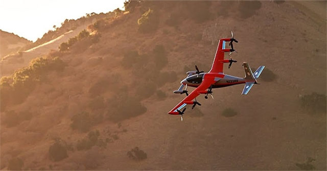 Picture 1 of 'Super quiet' electric airplane design takes off vertically