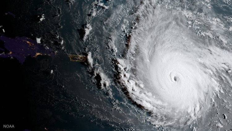 Picture 1 of Super typhoon Irma, the strongest in 30 years, is about to attack the United States