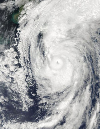 Picture 2 of Super typhoon Roke devastated Japan, 4 people died