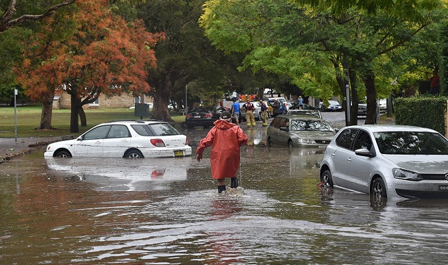 Picture 3 of Sydney is devastated after a whirlwind with a big hail of balls