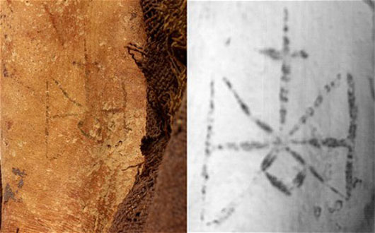 Picture 2 of Tattoo of the Nile River mummy 1,300 years old