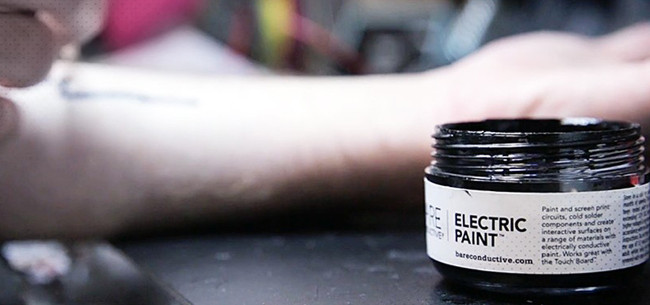 Picture 2 of Tattoos electrical circuits on the skin to form sensors that monitor temperature and blood pressure