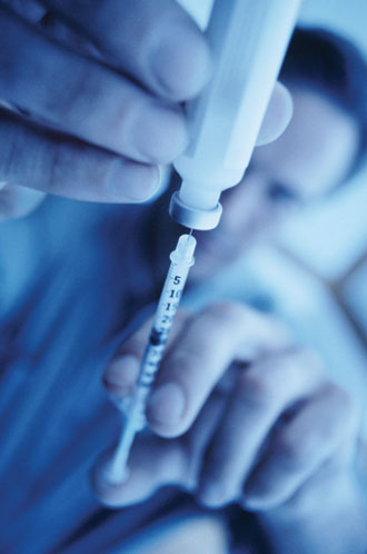 Picture 1 of Techniques for injecting insulin 'remotely' for diabetics