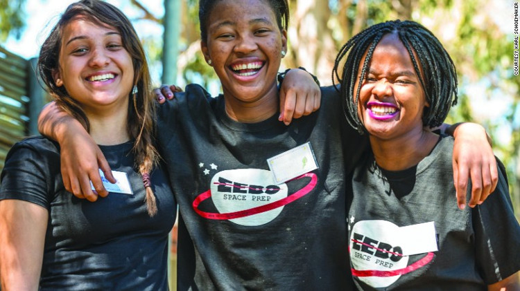 Picture 3 of Teenage girls successfully built the first satellite for Africa