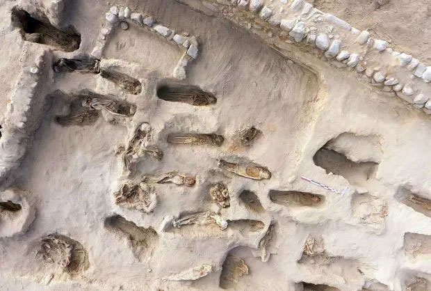 Picture 2 of Terrible mass grave of 227 sacrificed children