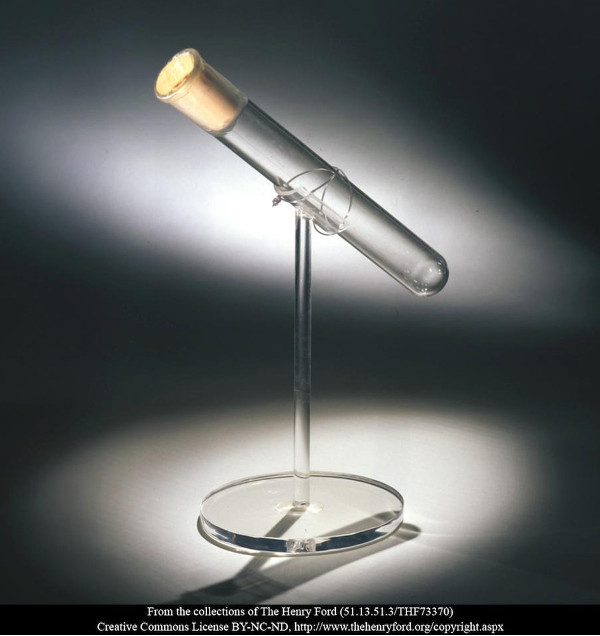 Picture 1 of Test tube containing Thomas Edison's last breath