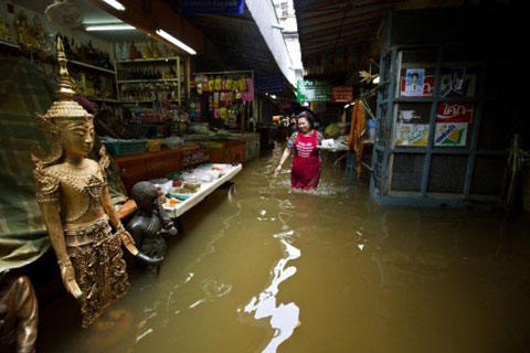 Picture 9 of Thailand is flooded