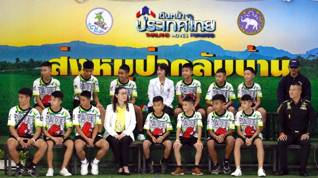 Picture 1 of Thailand's Wild Pig team tells stories stuck in Tham Luang cave