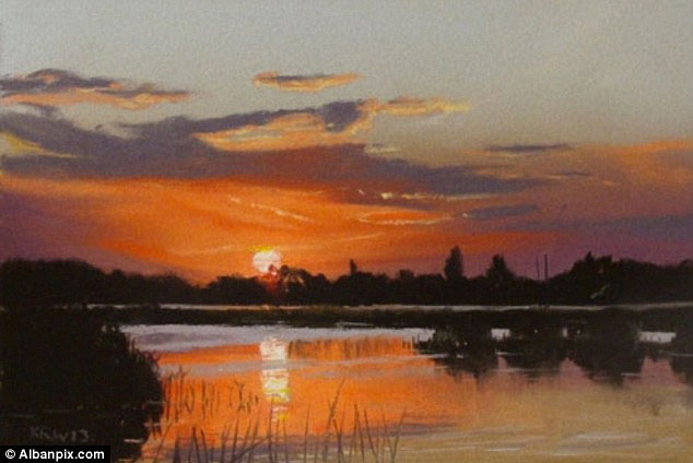 Picture 11 of The 10-year-old prodigy of painting makes money like water
