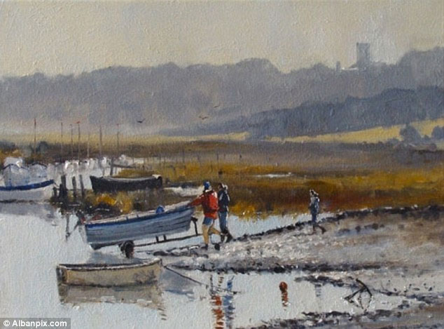 Picture 8 of The 10-year-old prodigy of painting makes money like water