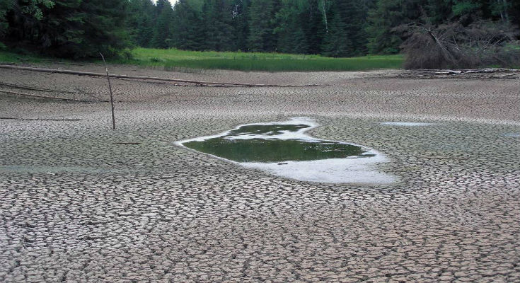 Picture 1 of The 200m-wide lake disappeared without a trace after a night
