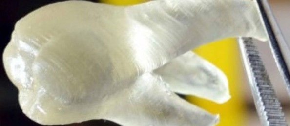 Picture 1 of The 3D printed denture can clean itself