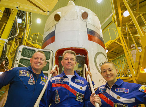 Picture 1 of The 41st international flight crew prepares to go to space