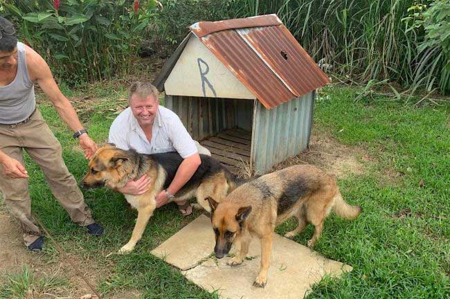 Picture 2 of The 4.6-billion-year-old meteorite fell on the dog stall