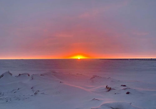 Picture 1 of The American city entered the 65-day period without the Sun