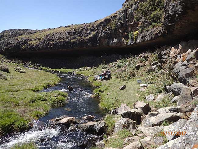Picture 1 of The ancestors of humans once lived on a mountain of 4,000m high through the Ice Age