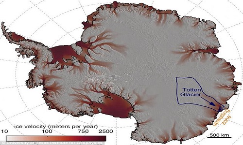 Picture 1 of The Antarctic glacier melted easily to raise the sea level by 3.4 meters